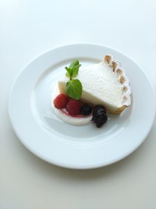 レアチーズのタルトの写真